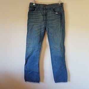 Levi's 501 Men’s 36x34 Button Fly Denim Jeans Straight Fit Preowned CW-3212